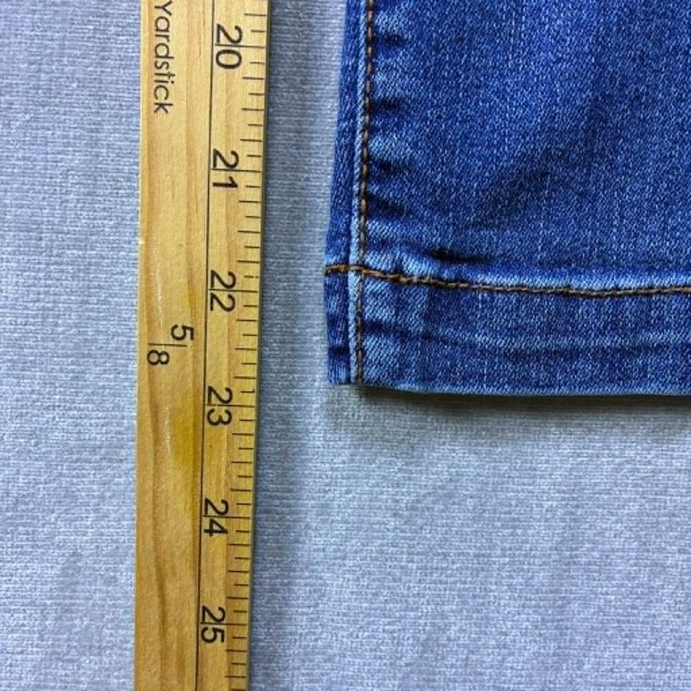 KUT From The Kloth Crop Jeans Womens 0 High Rise Straight Leg Light Wash Denim - Picture 6 of 8